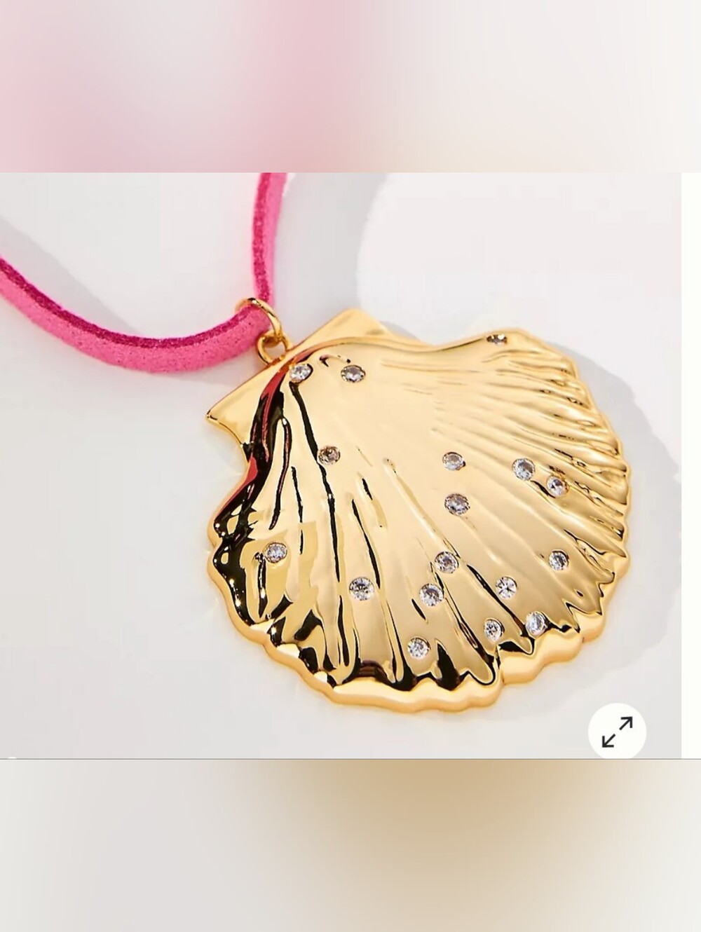 Frasier Sterling Croatia Necklace 18k Goldplated Leather Strap L: 13+3" ZC New